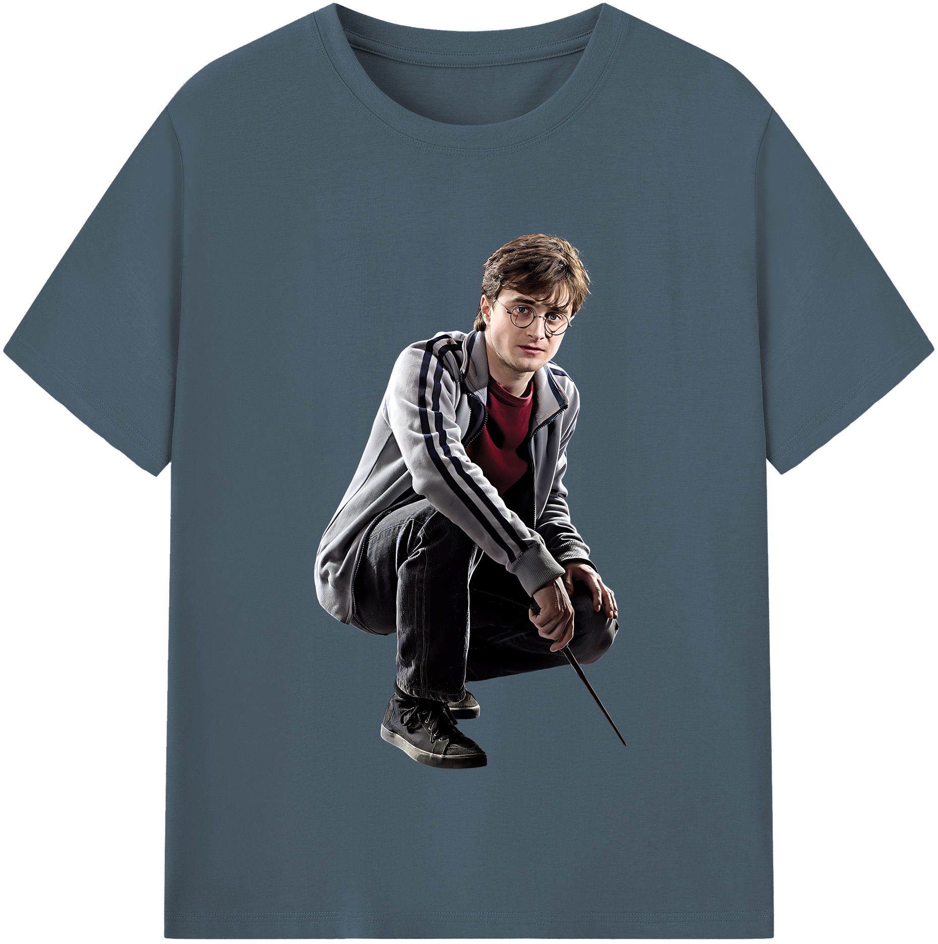 （画像用） Harry Potter ハリー・ポッターシリーズ 綿100％半袖Tシャツ（フロントプリント）
